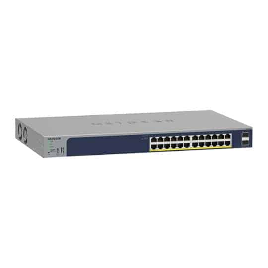 NETGEAR 24-Port Desktop Switch with 24-Port PoE+